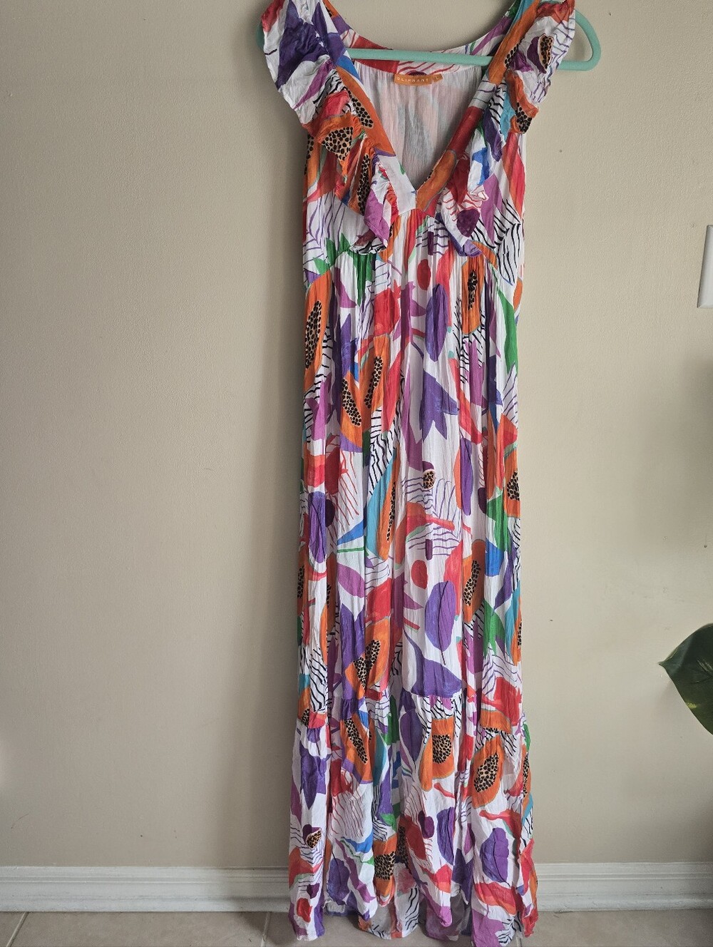 Oliphant Papaya Maxi Dress
